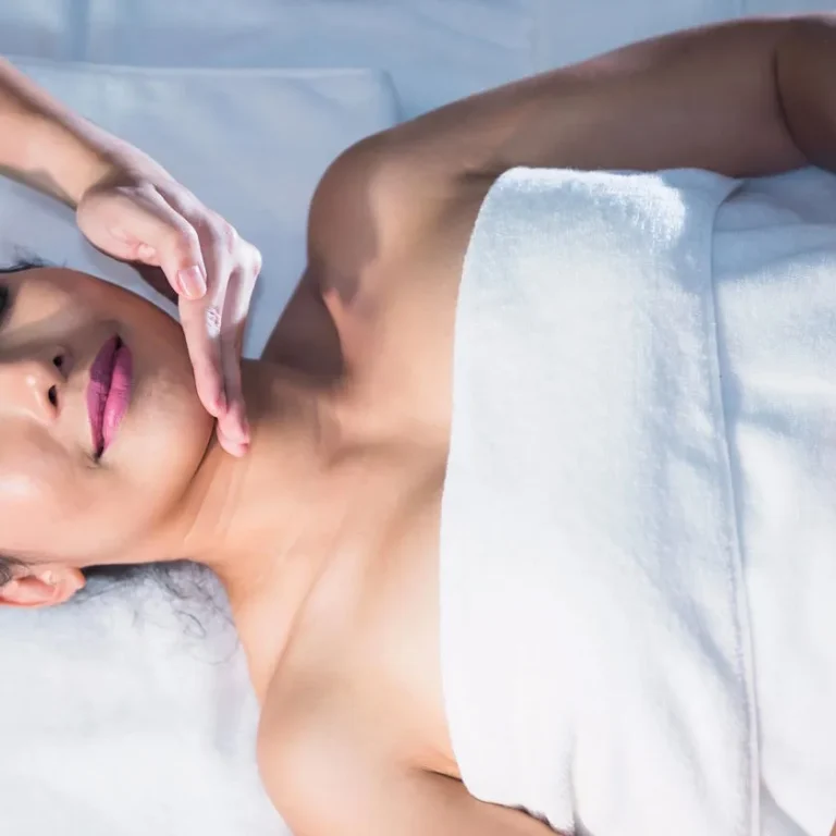 Lifting facial massage in Frisco, TX for natural skin rejuvenation.